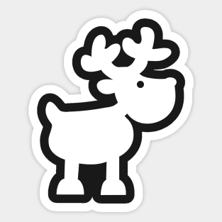 Christmas: Cute Rudolph the red nosed reindeer Sticker